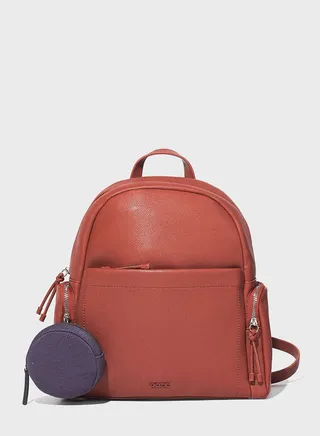 Top Handle Zip Over Backpack