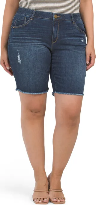 Plus Solution Retro Bermuda Shorts