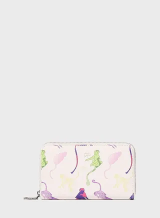 Zip Over Printed Wallet