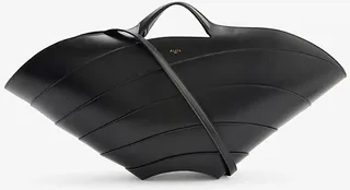 Womens Noir Khaima Large Leather Tote bag