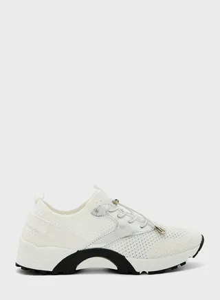 Knit Detail Toggle Sneaker