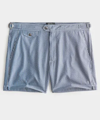 Seersucker Riviera Swim Short