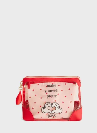Zip Over Cosmetic Bag