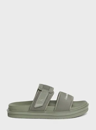 Logo Double Bar Sandals