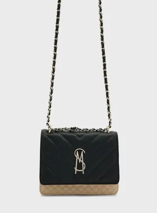 Logo Detailed Flap Over Crossbody