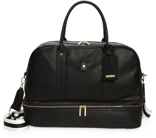 Large Riley Vegan Leather Weekend Travel Bag