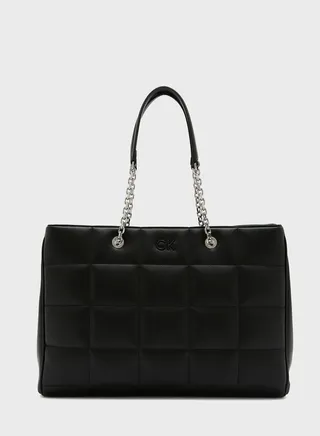 Square Quilt Chain Shopper