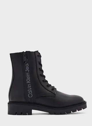 Lacke Up Ankle Boots