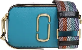 Snapshot Bag In Blue Leather