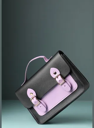 Textured Casual Sling Bag with Buckle Lock For Women