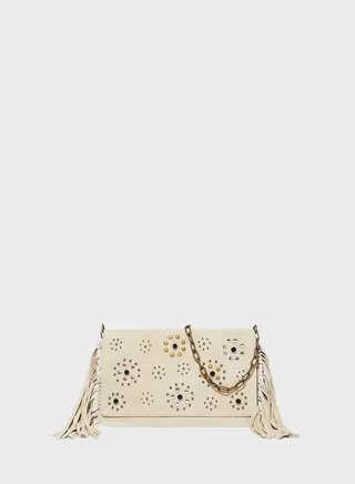 Fringes Leather Crossbody Bag