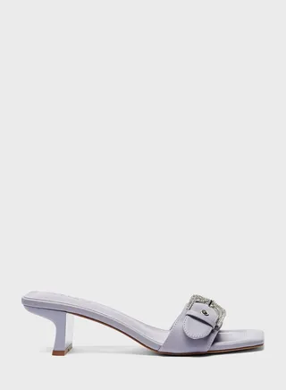 Mid Heel One Strap Sandal