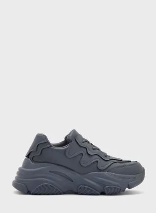 Zig Zag Pattern Chunky Sneaker