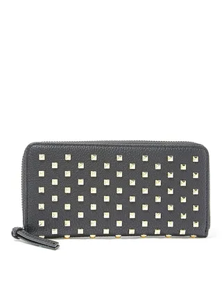 Studded Long Wallet