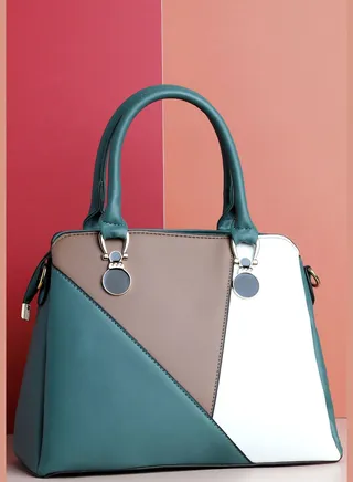 Solid Casual Hand Bag with Zip Lock For Women