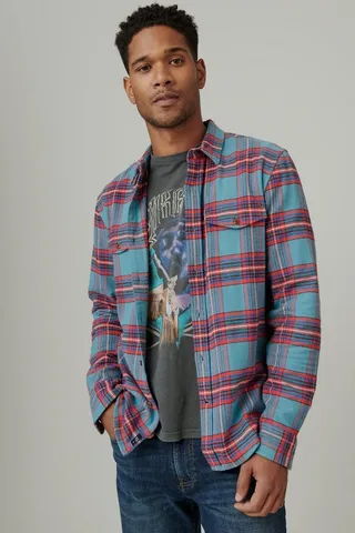 Plaid Workwear Cloud Soft Long Sleeve Flannel