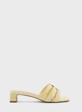 Multi Strap Low Heel Sandals