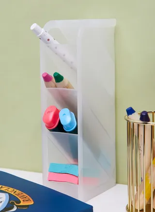 White Stationery Storage Holder