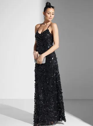 Dima Embellished Flared Dress