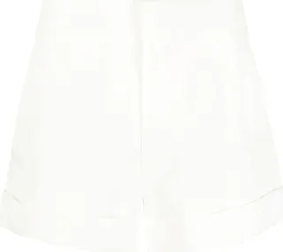 High-Waisted Tailored Shorts