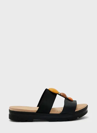 Multi Strap Flat Sandals