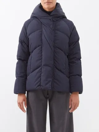 Marlow Quilted Down Hooded Jacket