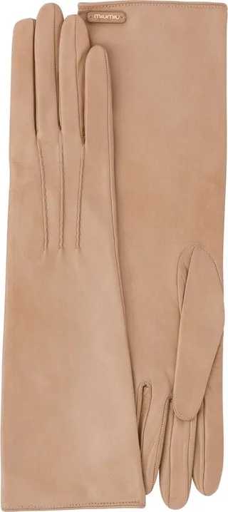 Stitching Detail Long Gloves