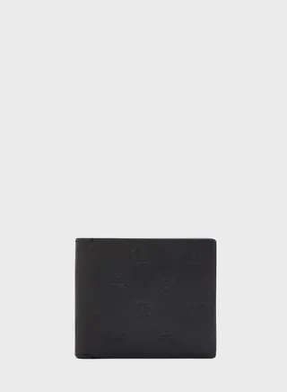 Aop Logo Emboss Bifold Wallet