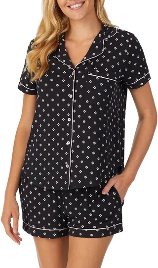 Spade Print Short Pajamas