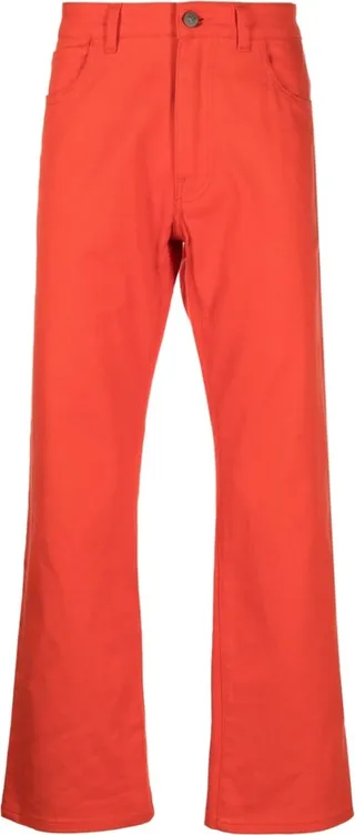Logo-Plaque Bootcut Jeans