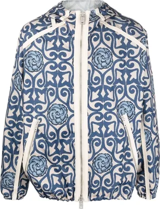 Printed Bomber Jacket