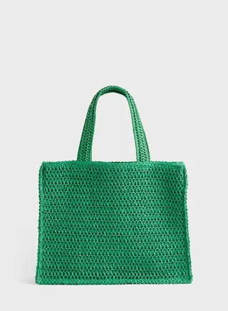 Large Straw Shopper