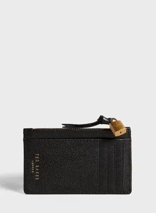 Bromton Padlock Leather Card Holder