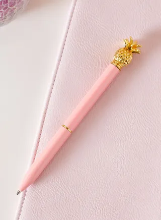 Pineapple Pink Ballpoint Pen