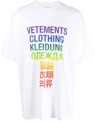 logo-print T-shirt