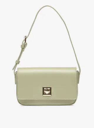 Womens Solid Shoulder Bag with Adjustable Handle By Shoexpress