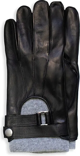 Belted Leather Gloves