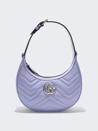 GG Marmont Mini Bag Lapis Blue