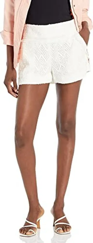 Ramy Brook Women's Sydney Lace Knit Short