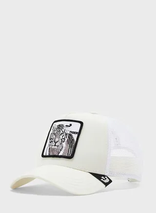 The White Tiger Curved Peak Cap