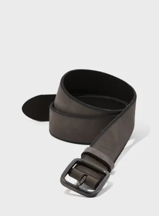 Raw Edge Allocated Hole Belt