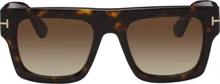 TOM FORD Tortoiseshell Fausto Sunglasses