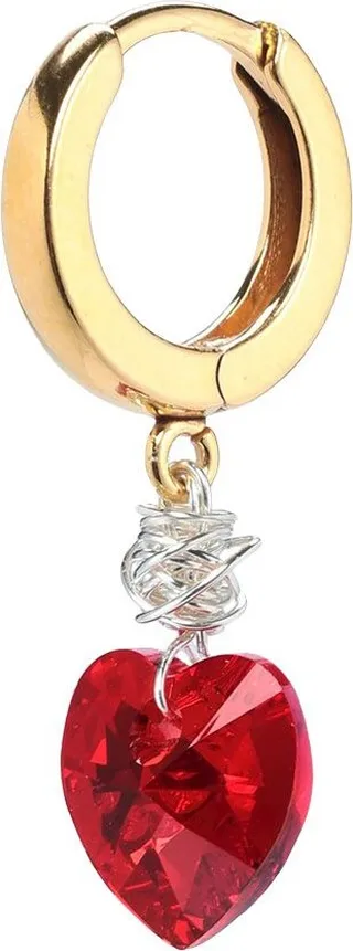 Sweet Love Small Single Earring Red