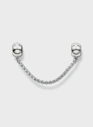 Thomas Sabo 925 Sterling Silver Charm Safety Chain For Unisex