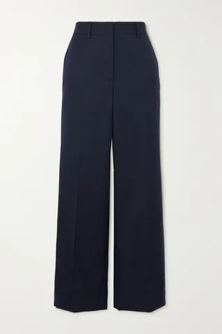 Brioni - Wool-twill Straight-leg Pants - Blue
