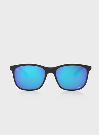 0Rb4330Ch Chromance Square Sunglasses