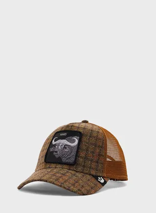 Hardwood Curved Peak Cap