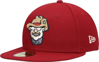 Men's New Era Red Frisco RoughRiders Authentic Collection Team Alternate 59FIFTY Fitted Hat
