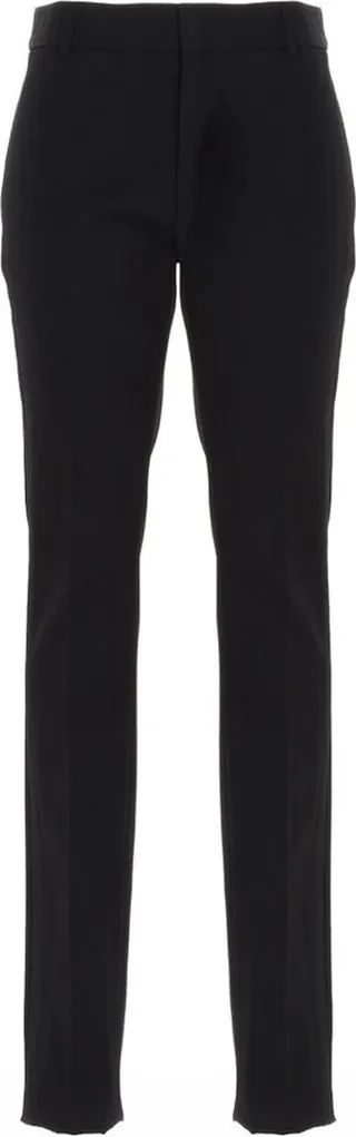 Saint Laurent Tuxedo Straight-Leg Pants