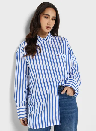 Striped Button Down Shirt